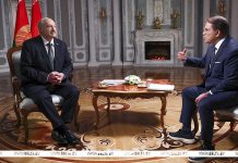Лукашенко дал большое интервью телеканалу RT