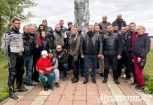 На Дрогичинщине прошел мотопробег по местам боевой славы и воинских захоронений