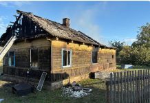 В Дрогичинском районе горел жилой дом