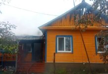 В Дрогичинском районе горел жилой дом